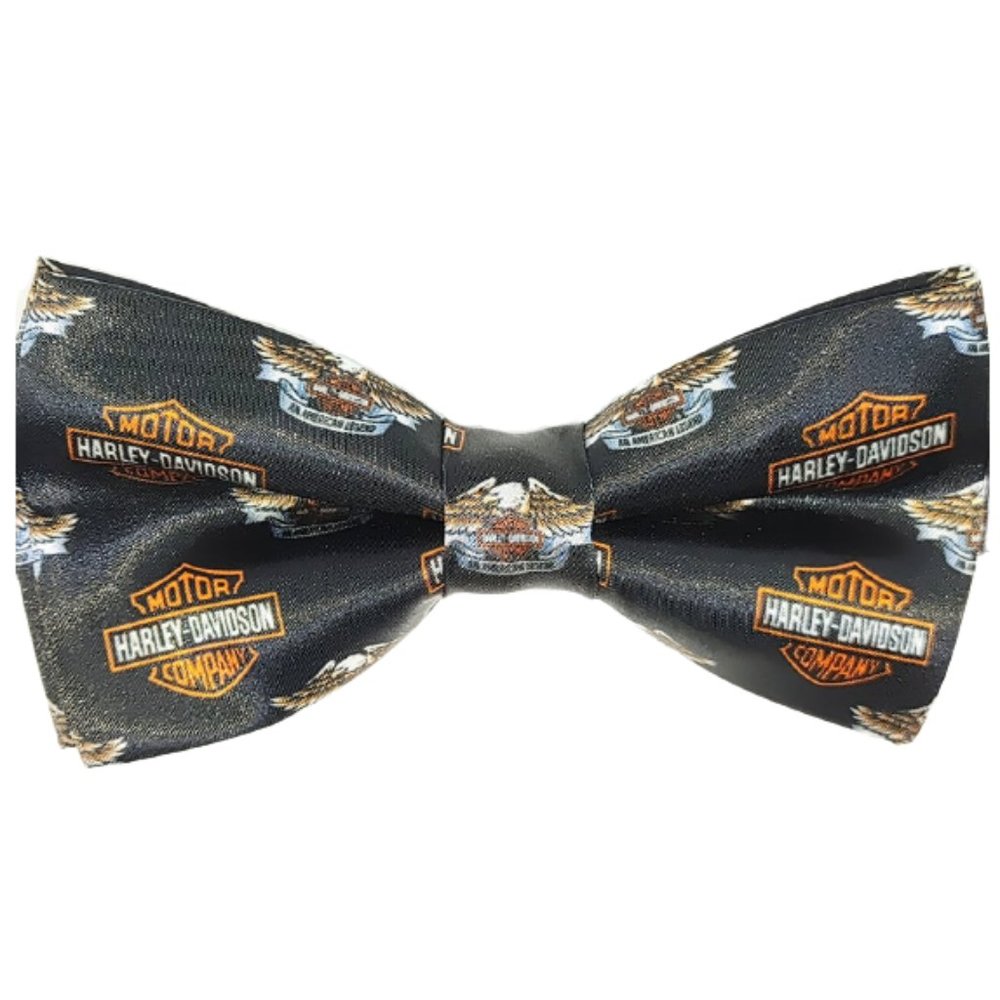 COPY - COPY - New! HARLEY DAVIDSON Motor Company bow tie, Mens , Black Harley D…